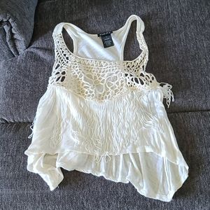 Rue 21 Cream White Tank Top